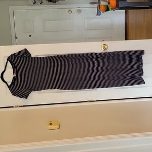 Navy Stripe Maxi Dress